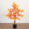 3ft. Deluxe Potted Artificial Autumn Maple Tree